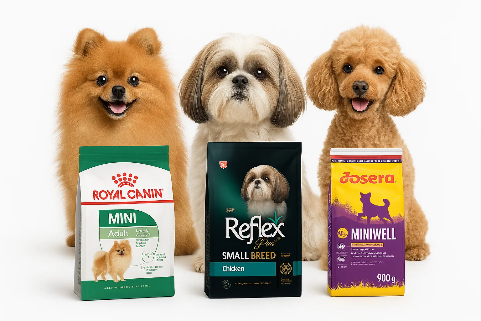 بهترین غذا برای سگ‌های نژاد کوچک ( Pomeranian, Shihtzu, Poodle )